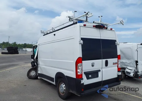 2022 Ram Promaster 1500 High Roof 136 Wb из США, поврежденный, VIN 3C6LRVBG5NE112972